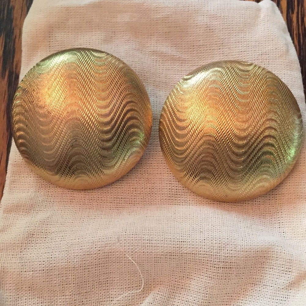 Givenchy gold clip earrings